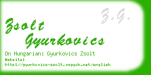 zsolt gyurkovics business card